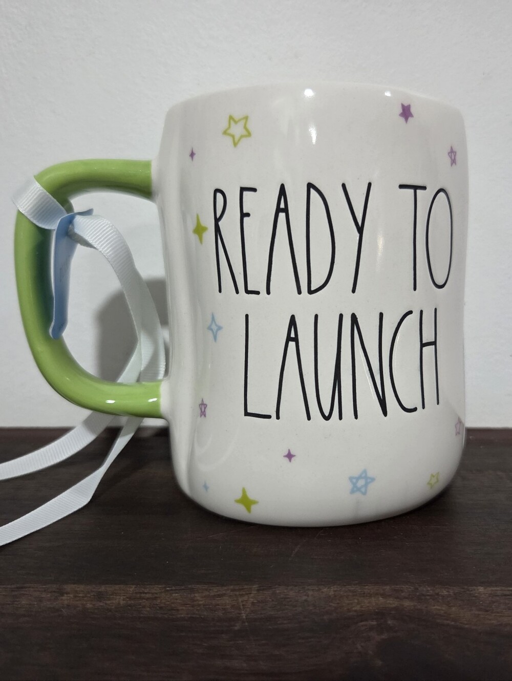 Rae Dunn X Toy Story Ready to Launch Mug with Green Handle